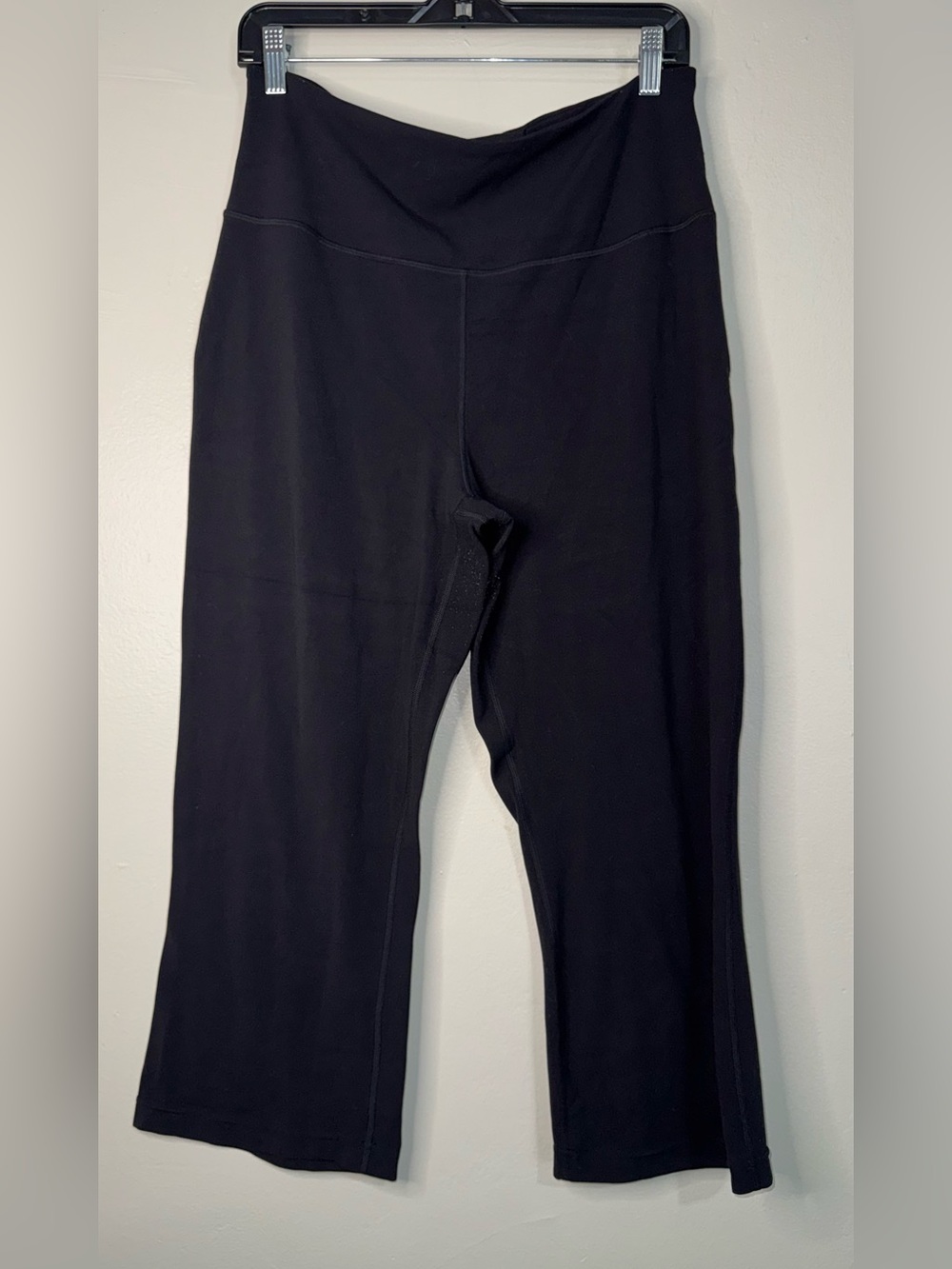 lululemon athletica Black Wide-Leg Yoga Pants